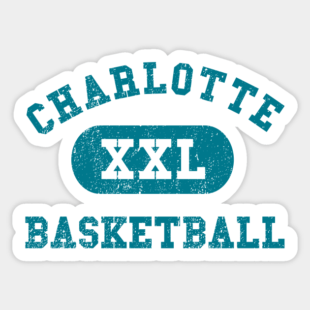 Charlotte Basketball Sticker by sportlocalshirts